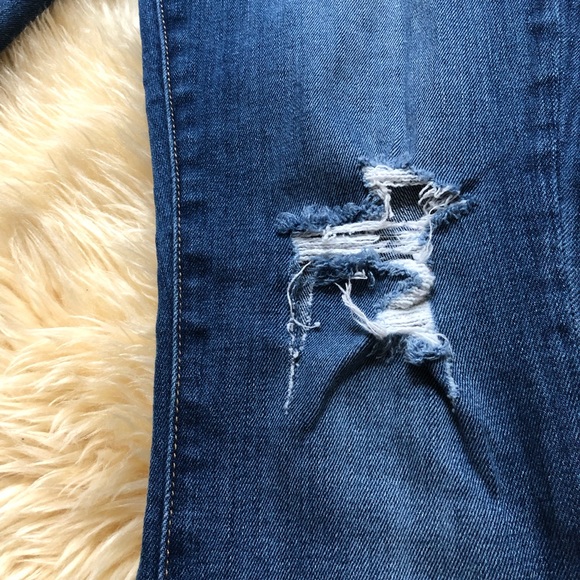 Current Elliott Stiletto Destroyed Skinny jeans 25 - Picture 7 of 8